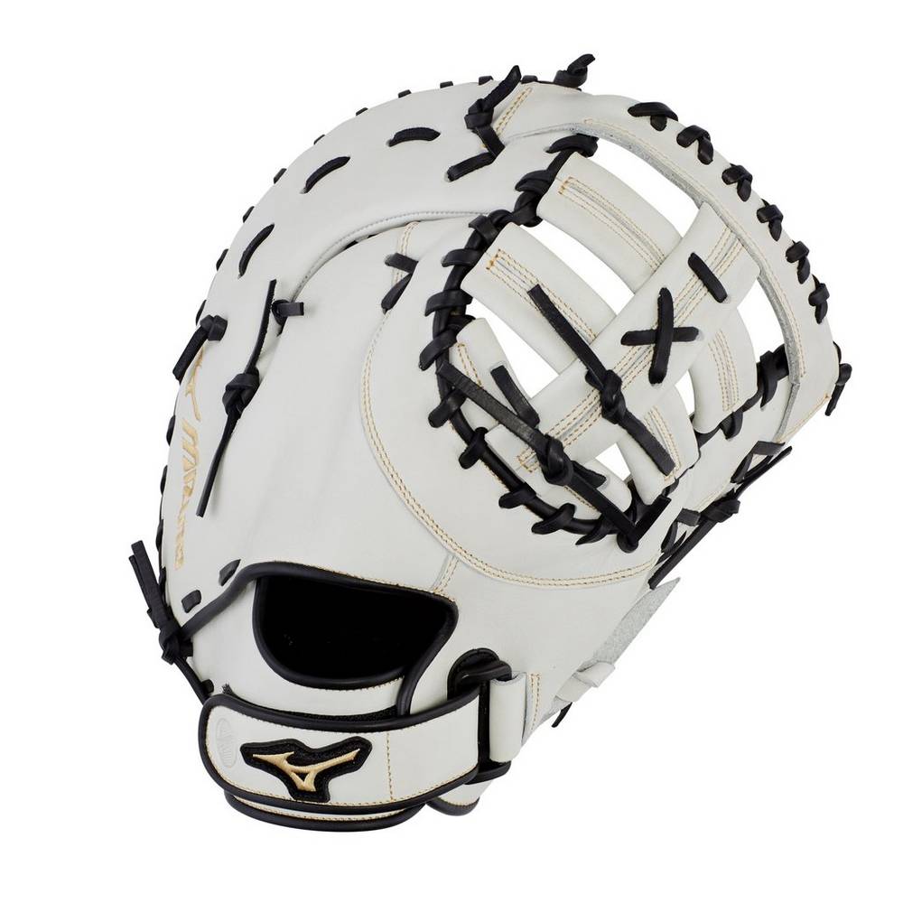 Catchers Mitt Mizuno MVP Prime Fastpitch First Base 13" Mujer Blancas/Negras Comprar DAQK-29634